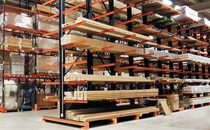 Cantilever Rack for Burnsville warehouses