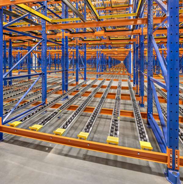 Pallet Flow Rack for Burnsville warehouses
